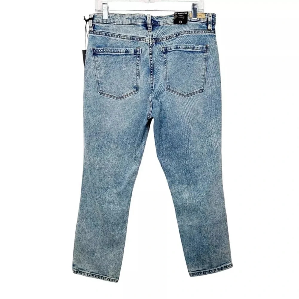 NWT BLANK NYC The Madison High Rise Crop Button Fly Denim Jeans Sz. 30 - Picture 3 of 4